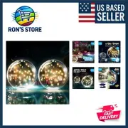 Warm White 14" Inflatable Pool Lights - Waterproof Solar LED Glow Balls (2 Pack)