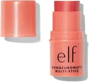 e.l.f. Monochromatic Multi Stick, Travel-Sized Luxuriously Creamy & Blendable Color For Eyes, Lips & Cheeks, Vegan & Cruelty-Free, Glimmering Guava, 0.17 Oz