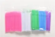 100pcs Eyelash Extension Supply Large MicroBrush Swab~lb