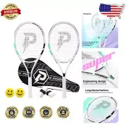 Complete 27-Inch Lightweight Tennis Racket Set with Bag & Overgrips - Ideal f...
