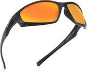 [JFXQDR] Polarized Sunglasses for Men Women Wraparound Running Fishing Sunglasses UV400 Protection RFS8202