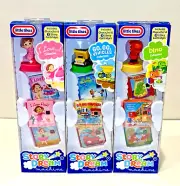 Lot of 3 Little Tikes Story Dream Machine Book Cartridges and Characters New