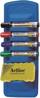 artline 577, 157794, Whiteboard Caddy Starter Kit, Assorted, 4 Pack
