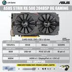 二手藍寶石 RX 580 590 RX580 2048SP 8G 8GB D5 雙風扇 AMD 顯卡顯卡 GPU 超白金