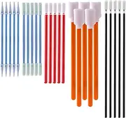 AAwipes Cleanroom Foam Tip Swab Set (5 Colors & Styles, 100 Pack) - Assorted Multi-Use Cleaning Swabs for Camera, Optical Lens, Arts & Crafts, Painting, Gun, Printer, Auto Detailing (FC502)