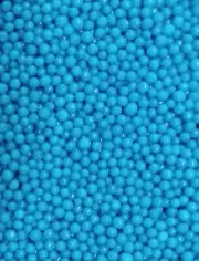 Blue Nonpareil Sprinkles (6) 8 oz containers Free Shipping