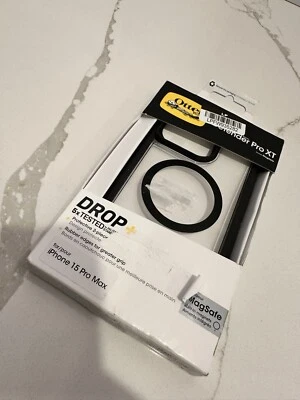 OtterBox Defender XT MagSafe Series Case For Apple iPhone 15 Pro Max Black/Clear