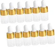 Healeved 30Pcs Refillable Glass Dropper Bottles for Essential Oils Portable Liquid Containers with Leak Design for Travel DIY and Skin Care Products