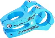 Bike Stem, 31.8mm Aluminum Alloy Bike Handlebar Stem Handle Bar Riser (Blue)