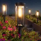 Bright Solar Pathway Lights Outdoor, 8 Pack Solar Powered Garden Lights Water...