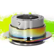 NRG SRK-250GM-MC STEERING WHEEL QUICK RELEASE KIT GEN 2.5 GUN METAL/NEO CHROME
