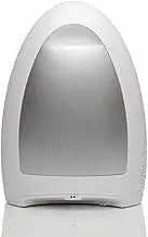Touchless Vacuum Automatic Dustpan, 1000W Electronic Waste Bin with Automatic Sensors, 3.6L Dust Box, 48s Emergency Brake, Corded Canister Vacuum for Salon, Pet Hair, Office(White)