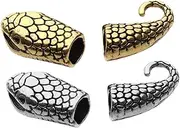 SEWACC DIY Jewelry Making Snakehead Clasps Alloy Snakehead Connecting Buckle for Necklace Bracelet