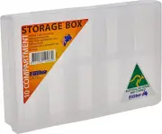 Fischer Plastic 1H033 10 Compartment Storage Box