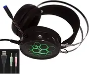 Headsets with Microphone Headphones with Microphone, Music and Gaming Headphones, USB 7.1 and 3.5 Mm Wired Headphones (Color : 3.5mm)