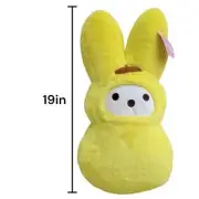 Peeps X Hello Kitty POMPOMPURIN 19" Plush Bunny Rabbit Easter Birthday Gift