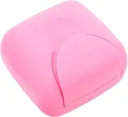 [WOFASHPURET] Box Cups Feminine Care Portable Pouch Carrier Travel Period Carrying Pouch Keys Holder Pouch Travel Period Pouch Cups Case for Travel Plastic Pink re-usable