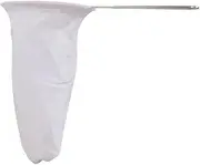 5.5" Large Reusable Coffee and Tea Filter - Traditional Thai Style Cloth Strainer With Metal Handle - Pour Over Dripper for Coffee and Tea