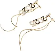 [HAPINARY] 1pair Delicate Earrings with Tassel for Women Unique Drop Earrings for Parties and Everyday Wear Charming Decorative Jewelry for Classmates and Friends