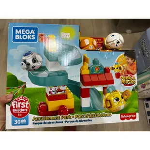 二手  加拿大 MEGA BLOKS 費雪 美高 玩具 積木 躲貓貓遊樂園 大積木