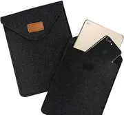 10-11 Inch Felt Tablet Sleeve Bag Case Cover Pouch for Fire Max 11, HD 10, HD 10 Plus, iPad 10.9 10.2, iPad Air 10.9, iPad Pro 11, Samsung Galaxy Tab A 10.1, A7 10.4, A8 10.5, Active Pro 10.1, S7 S8