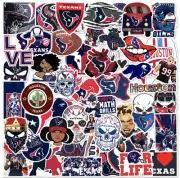 50pcs Football Stickers Suitcase Water Bottle Laptop Waterproof Stickers