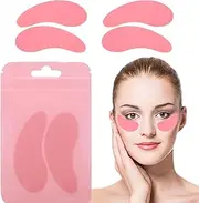 SGERUFZ Pack of 4 Reusable Eye Pads, Silicone Eyelash Extension Insulation Pads for Lower Eyelashes, Eyelash Lift Cover, Lamination of Eyelash Perm