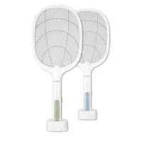 在飛比找家樂福線上購物網優惠-利百代 LY-8002ZA 二合一座充式捕蚊電蚊拍(藍色)