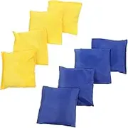 Totority 8pcs Tossing Bean Bags for Outdoor Fun Games Hand Eye Coordination Durable Canvas for Parties Team Activities