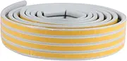 Gadpiparty 2 Rolls Door Draft Stopper Seal Strip Adhesive Weather Stripping for Windows Doors Flexible Epdm Material Noise Reduction Windproof Barrier