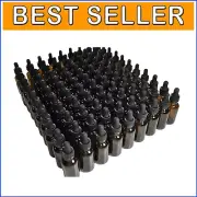 99-Pack 1oz Amber Glass Dropper Bottles with Tapered Droppers - Perfect for Oils