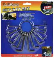Hex Allen Key Set 14 Sizes