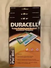 Duracell Screen Protector And Aluminum Faceplate For iPad Mini 7 Units Total