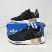 Adidas Wmns NMD_R1 'Black Irescent' Sneakers / GY8537 / Size 6.5 Women's