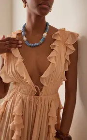[Lizzie Fortunato] Umi Gold-Plated Multi-Stone Necklace