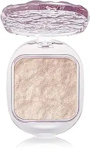 Okerker Single Shade Highlighter Powder Palette, Multi-Use Face, Eye & Body Makeup, Smooth Shimmer Finish, Compact & Travel-Friendly#02