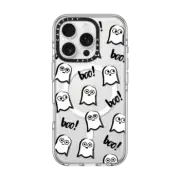iPhone 16 Pro Clear Case MagSafe Compatible HALLOWEEN GHOSTS