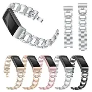 For Fitbit Charge 3 4 Watch Bracelet Wristband Stainless Steel Metal Strap Band