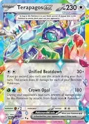 Pokemon - Terapagos ex 092/131 – Prismatic Evolutions – Double Rare – Foil Single Card