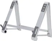 Foldable Laptop Stand Adjustable Ergonomic Laptop Stand for Mobile Phone Tablet (Silver)