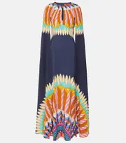 [La DoubleJ] La DoubleJ Hathor printed sablé gown UK 4 multicoloured