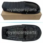 Royal Enfield GT & Interceptor 650 D27 Genuine Leather Dual Seat & Black Cowl