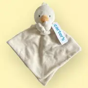 Carters Cuddle Plush BABY CHICK Duck Security Blanket Lovey Easter Toy #68582
