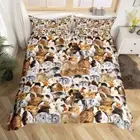 Pig Duvet Cover Children Cute Cavy Funny Bedding Set King Size for Boys Girls