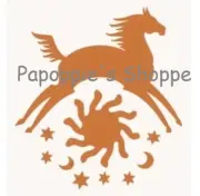 Stencil Aztec Horse Southwestern Sun Moon Stars Celestial Western Crafts Large