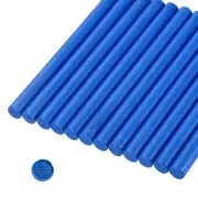 12 Pcs Bright Blue Cylinder Sealing Wax Stick Glue Gun Wax Seal Rod