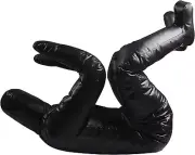 Grappling Dummy BJJ Training mma Submission Sitting Dummy Unfilled 170cm Black
