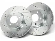 Front Brake Rotor Set fits BMW 328d xDrive 2014-2015 2.0L 4 Cyl Base 98GGVM (for: BMW)