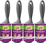 Scotch-Brite Pet Extra Sticky Lint 4, 48 Per Roller, 192 Sheets Total
