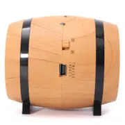 Mini Wireless bluetooth Speaker Cool Beer Barrels Shape Double Speaker TF Card